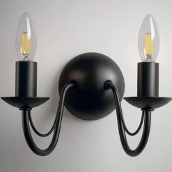 Sklep Kaja Dwuramienny kinkiet w stylu rustykalnym K-3994 BARTEZ | Kaja