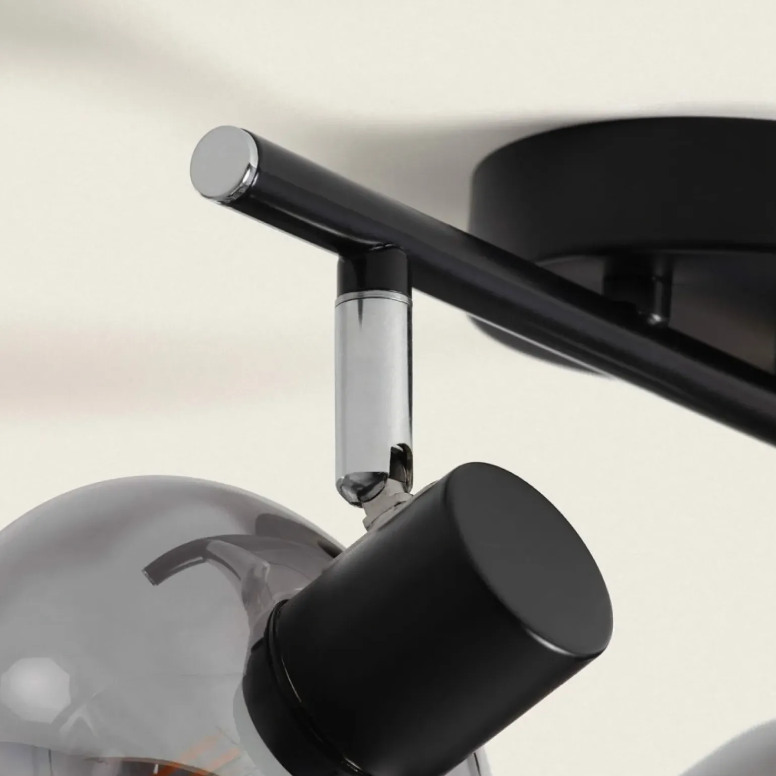 Store Dwuramienny reflektor, szklane klosze ABR-SLWN-2XE14 NINO | Kaja Żyrandole Nowoczesne