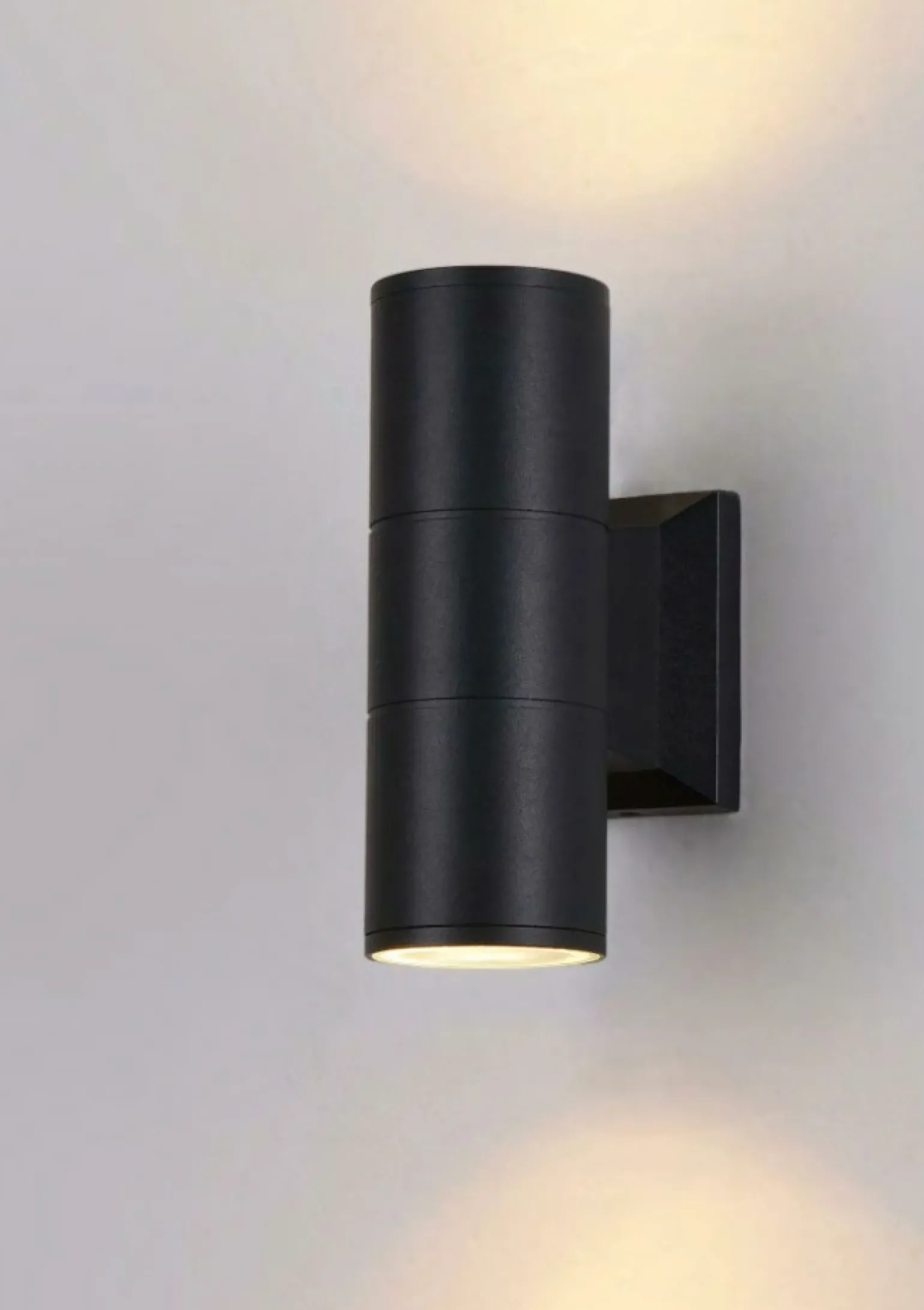 Sklep Kaja Dwustronny kinkiet ogrodowy tuba O574WL-02B BOWERY | Kaja Oświetlenie