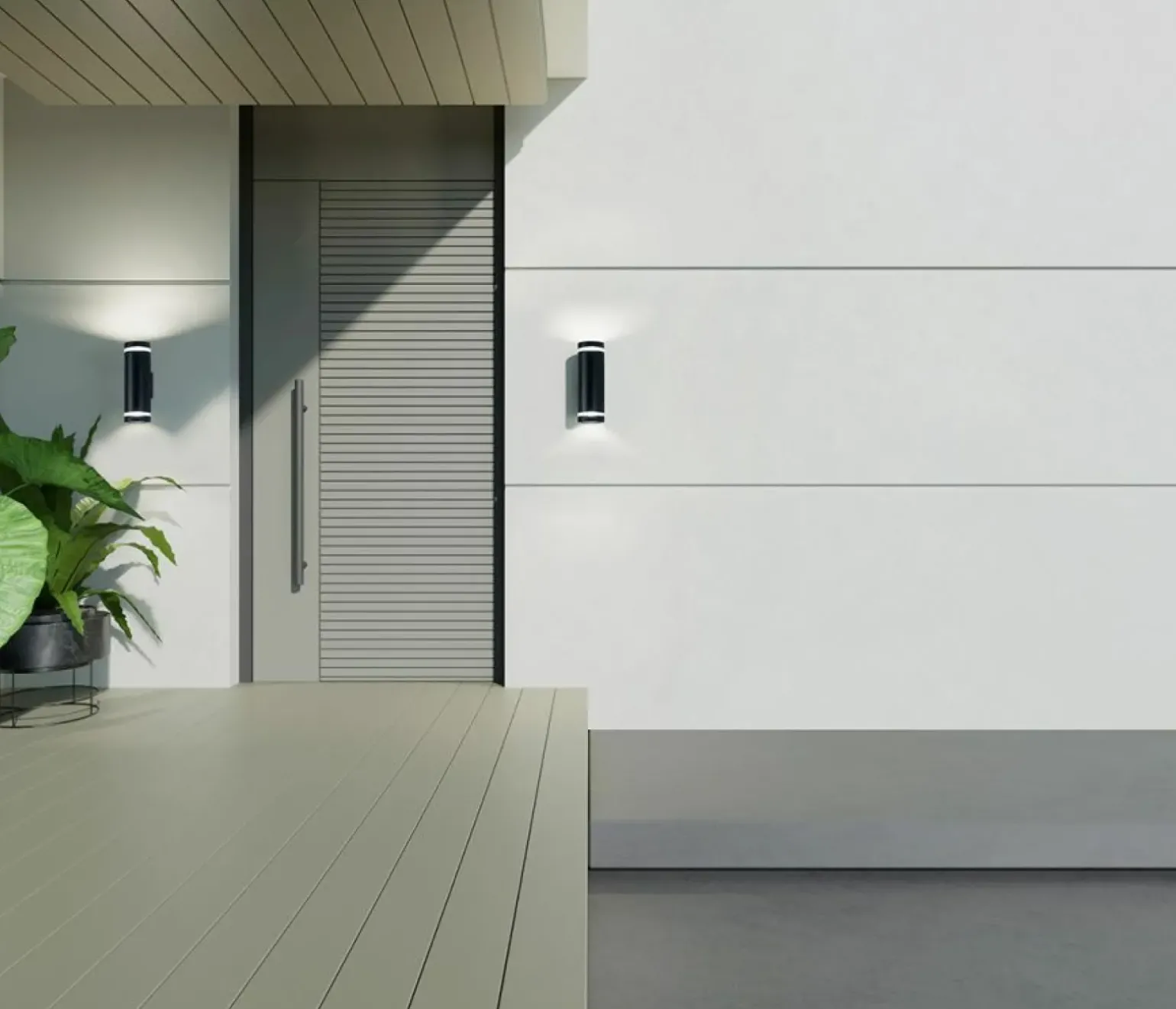 Sklep Kaja Dwustronny kinkiet zewnętrzny 4000K 19,5cm OWL-2067-2-4K FONDO | Kaja