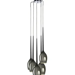 Hot Dymiona, długa lampa wisząca na schody AZ2939 IZZA SMOKY | Kaja Żyrandole Nowoczesne