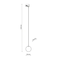 Sklep Kaja Dymiona lampa wisząca do listwy 1-fazowej TK 4926 TRACER | Kaja