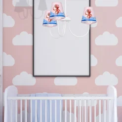 Sklep Kaja Dziecięca lampa wisząca z rysunkami MLP6810 z serii OŚMIORNICA LOLA | Kaja Oświe