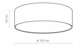 Cheap Dziecięcy plafon z zielonym abażurem TK 3230 RONDO KIDS | Kaja Żyrandole Nowoczesne