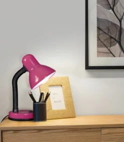 Sklep Kaja Dziewczęca lampka biurkowa K-MT-203 RÓŻOWY CARIBA | Kaja Oświetlenie