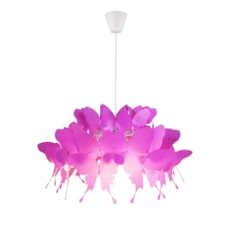 Clearance Dziewczęcy żyrandol motyle LP-MD088-3439A/1P FARFALLA | Kaja Żyrandole Nowoczesne