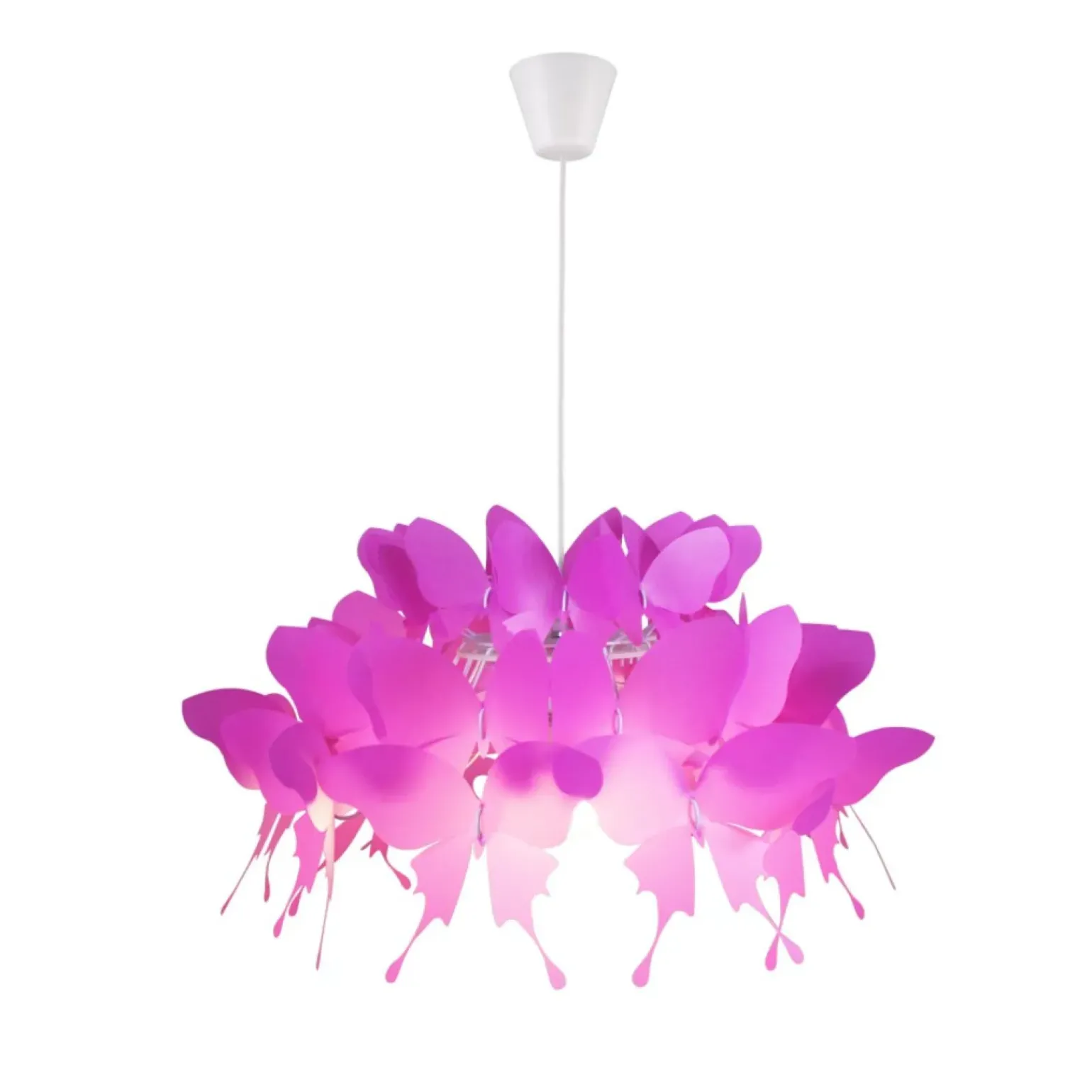 Clearance Dziewczęcy żyrandol motyle LP-MD088-3439A/1P FARFALLA | Kaja Żyrandole Nowoczesne