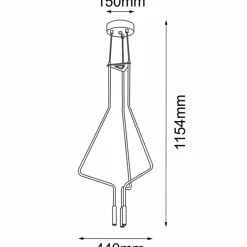 Cheap Efektowna, designerska lampa wisząca G9 ANT 5140 NO. VI | Kaja Żyrandole Nowoczesne