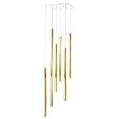 Cheap Efektowna, długa lampa wisząca na schody ANT 8892 AKADI | Kaja Żyrandole Nowoczesne