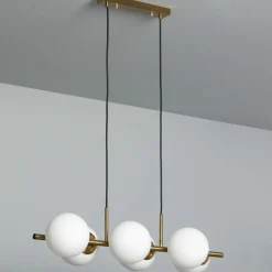 Best Sale Efektowna lampa do oświetlenia stołu ABR-LWZC-6XE27 CONTE | Kaja Żyrandole Nowoczesne