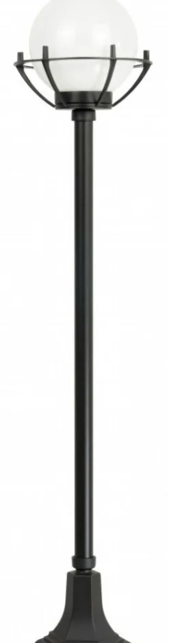 Sklep Kaja Efektowna lampa ogrodowa z kulistym kloszem K 5002/1/KPOl