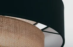 Sklep Kaja Efektowna lampa podłogowa z podwójnym abażurem K-5235 z serii GATO