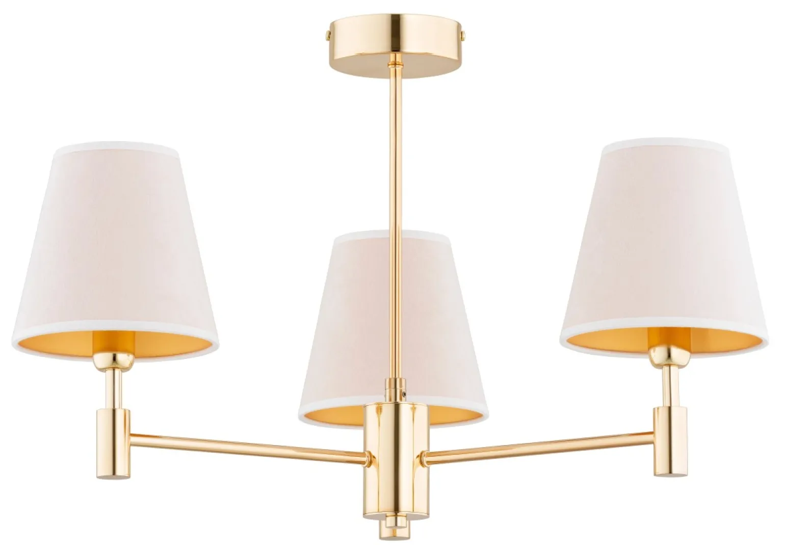 Sklep Kaja Efektowna lampa sufitowa z trzema abażurami AL 28723 z serii ASTRIT | Kaja Oświe