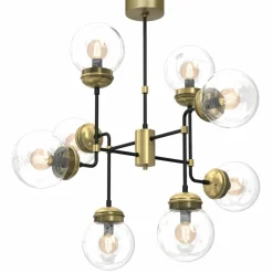 Cheap Efektowna lampa sufitowa ze mi elementami LX 1889 z serii HYDRO Żyrandole Nowoczesne
