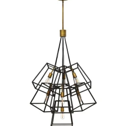 Best Sale Efektowna lampa wisząca do jadalni HK-FULTON-7P z serii FULTON Żyrandole Nowoczesne