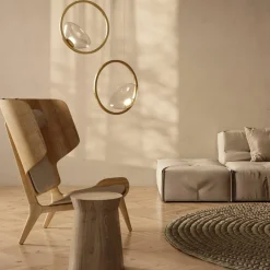 New Efektowna lampa wisząca ledowa MOD327PL-L5BS3K z serii LUNARE | Kaja Żyrandole Nowoczesne