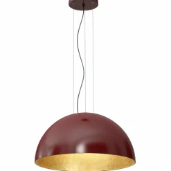 Shop Efektowna lampa wisząca z burgundowym kloszem LX 1692 z serii COMPO Żyrandole Nowoczesne