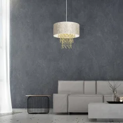 Sklep Kaja Efektowna lampa wisząca z kryształkami MLP6446 z serii ALMERIA | Kaja Oświetleni