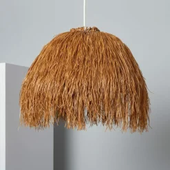 Shop Efektowna lampa z rattanowym abażurem ABR-NLW30-BH-E27 BOHO | Kaja Żyrandole Nowoczesne