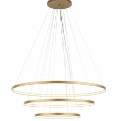 Cheap Efektowna lampa, złote koła ⌀117cm 4000K ANT 5421 z serii AGA Żyrandole Nowoczesne