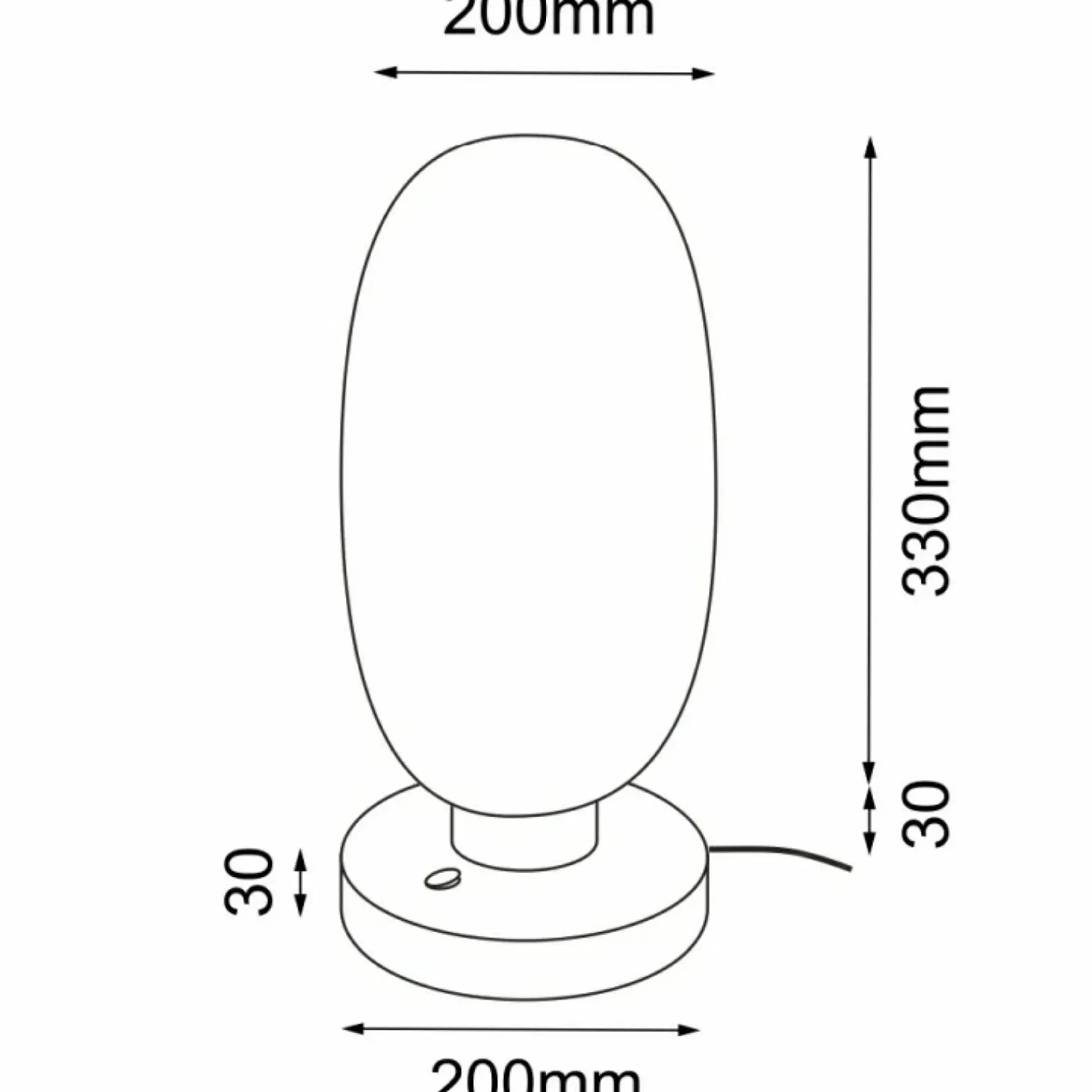Sklep Kaja Efektowna lampka stołowa na szafkę nocną ANT 2033 TANPO | Kaja