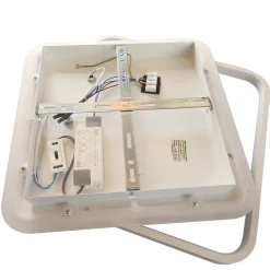 Sklep Kaja Efektowna, ledowa lampa sufitowa LP-0612/2C SQUARE WH PARMA | Kaja