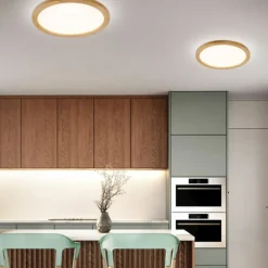 Sklep Kaja Efektowna, ledowa lampa sufitowa TK 18008 AQUA WOOD BUK | Kaja