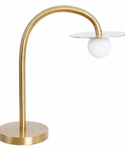 Sklep Kaja Efektowna, ledowa, złota lampka stołowa MX T0054 ENIGMA | Kaja