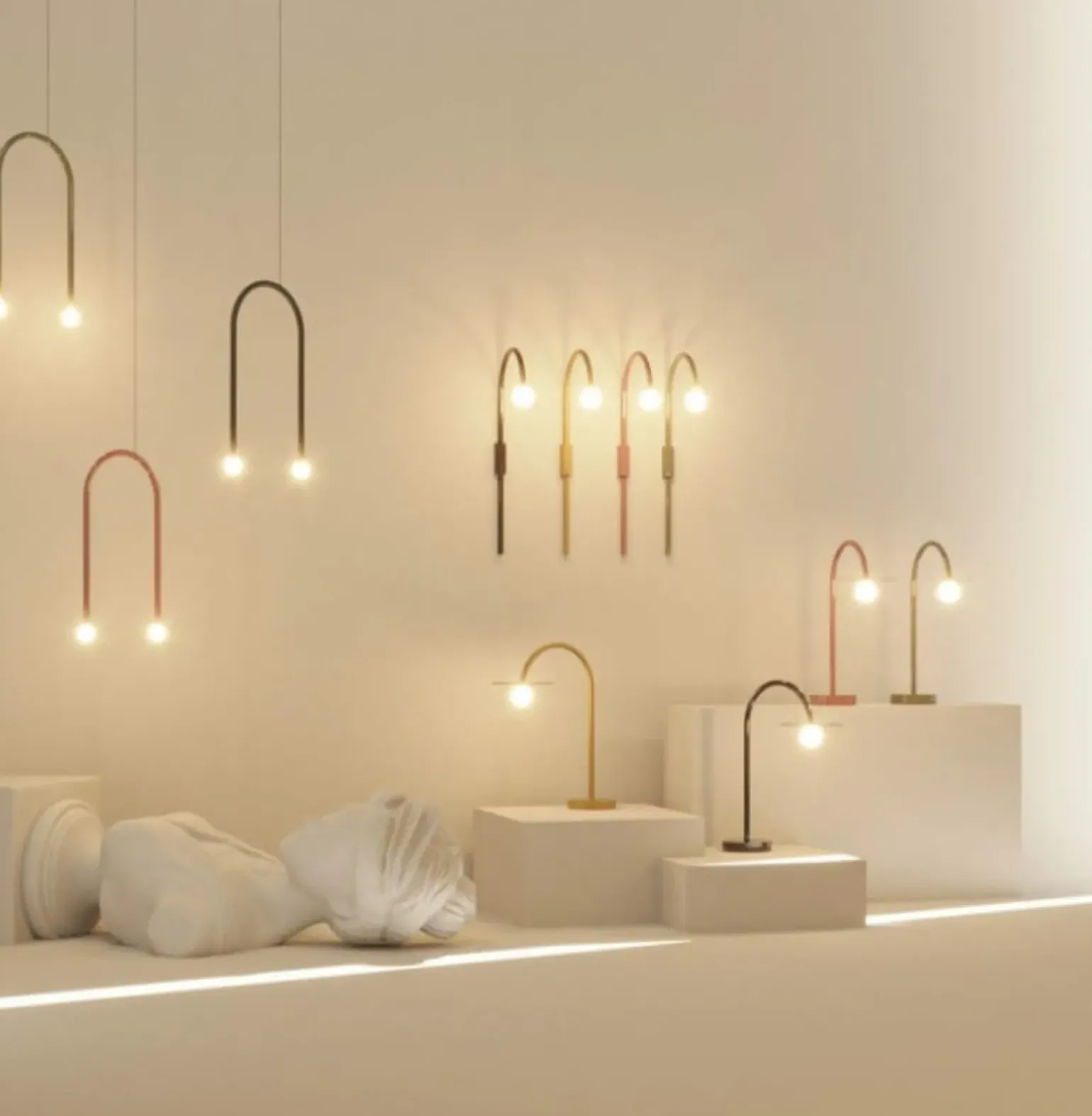 Sklep Kaja Efektowna, ledowa, złota lampka stołowa MX T0054 ENIGMA | Kaja