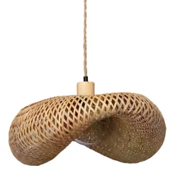 Sklep Kaja Efektowna, naturalna lampa do sypialni ABR-LWPP1-E27 PONTI | Kaja