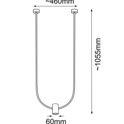 Best Sale Efektowna, pojedyncza lampa wisząca ANT 5080 NO. C | Kaja Oświetlenie Żyrandole Nowoczesne