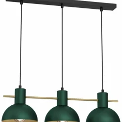 Best Efektowna, zielona lampa do jadalni LX 4372 ESTATE MINI | Kaja Żyrandole Nowoczesne