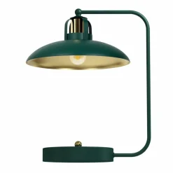 Sklep Kaja Efektowna, zielona lampka stołowa do salonu MLP7711 FELIX | Kaja