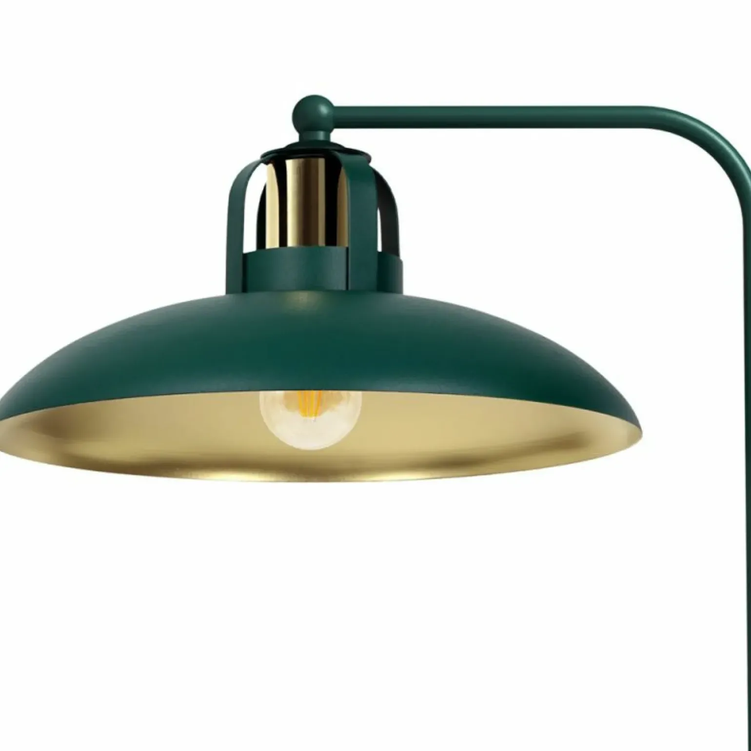 Sklep Kaja Efektowna, zielona lampka stołowa do salonu MLP7711 FELIX | Kaja