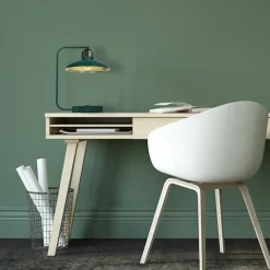 Sklep Kaja Efektowna, zielona lampka stołowa do salonu MLP7711 FELIX | Kaja