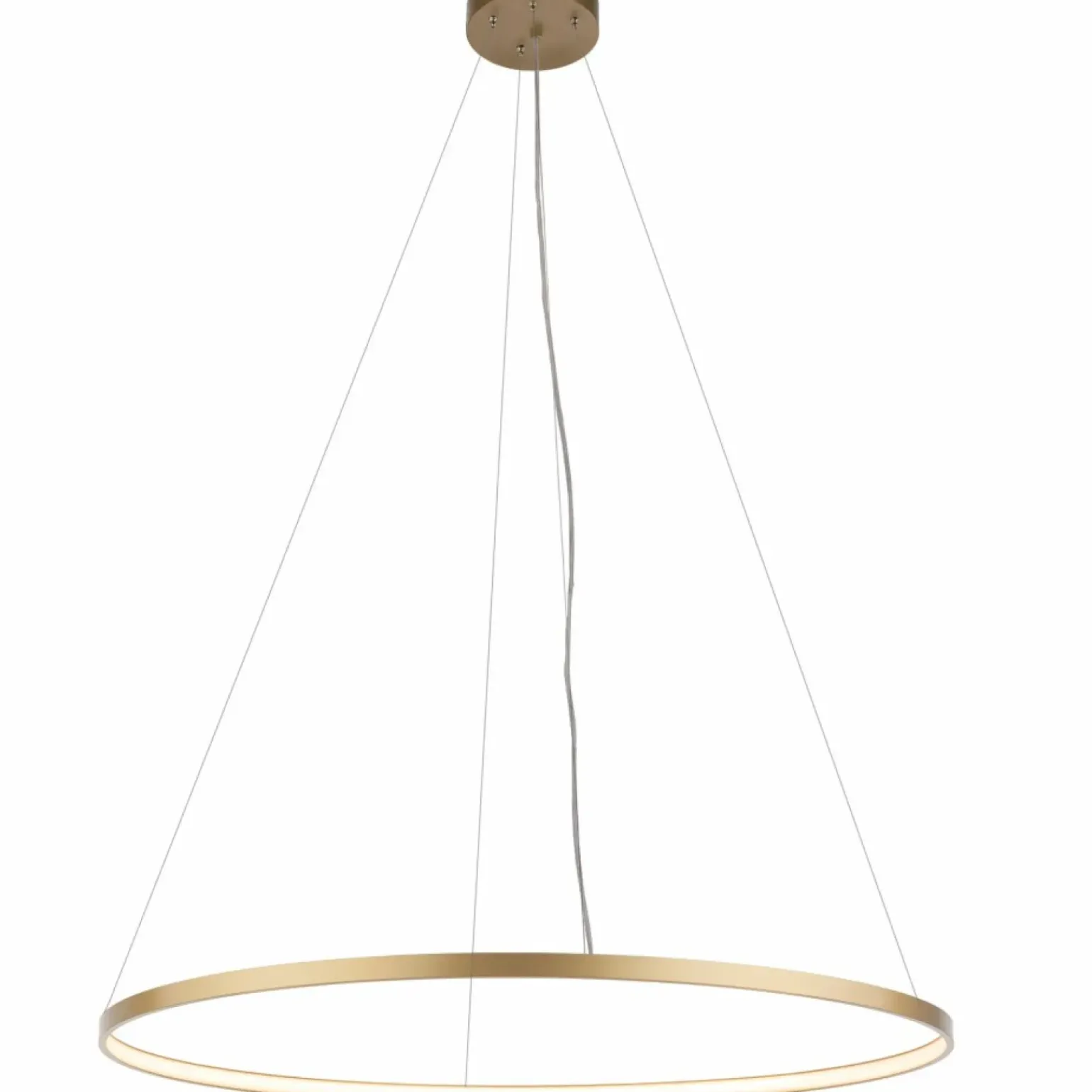 Cheap Efektowna, złota lampa wisząca ⌀117cm 3000K ANT 5344 z serii AGA Żyrandole Nowoczesne