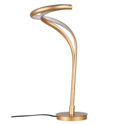 Sklep Kaja Efektowna, złota lampka stołowa LED AZ5736 TWIST 3-STEP DIMM | Kaja