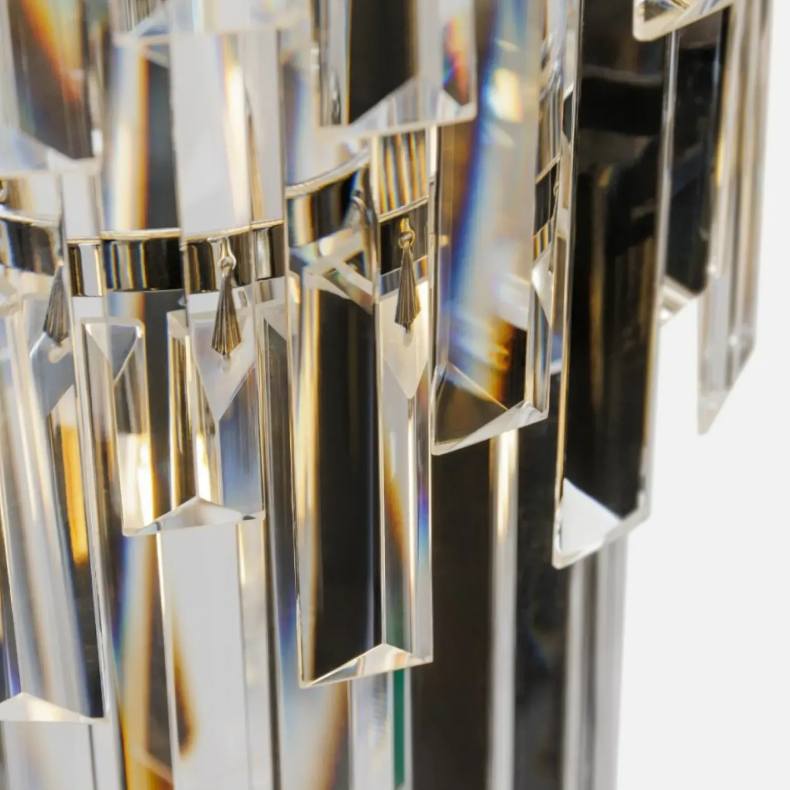 New Efektowny, kryształowy, długi żyrandol ZM 18006-69-CHR LUXE | Kaja Żyrandole Nowoczesne