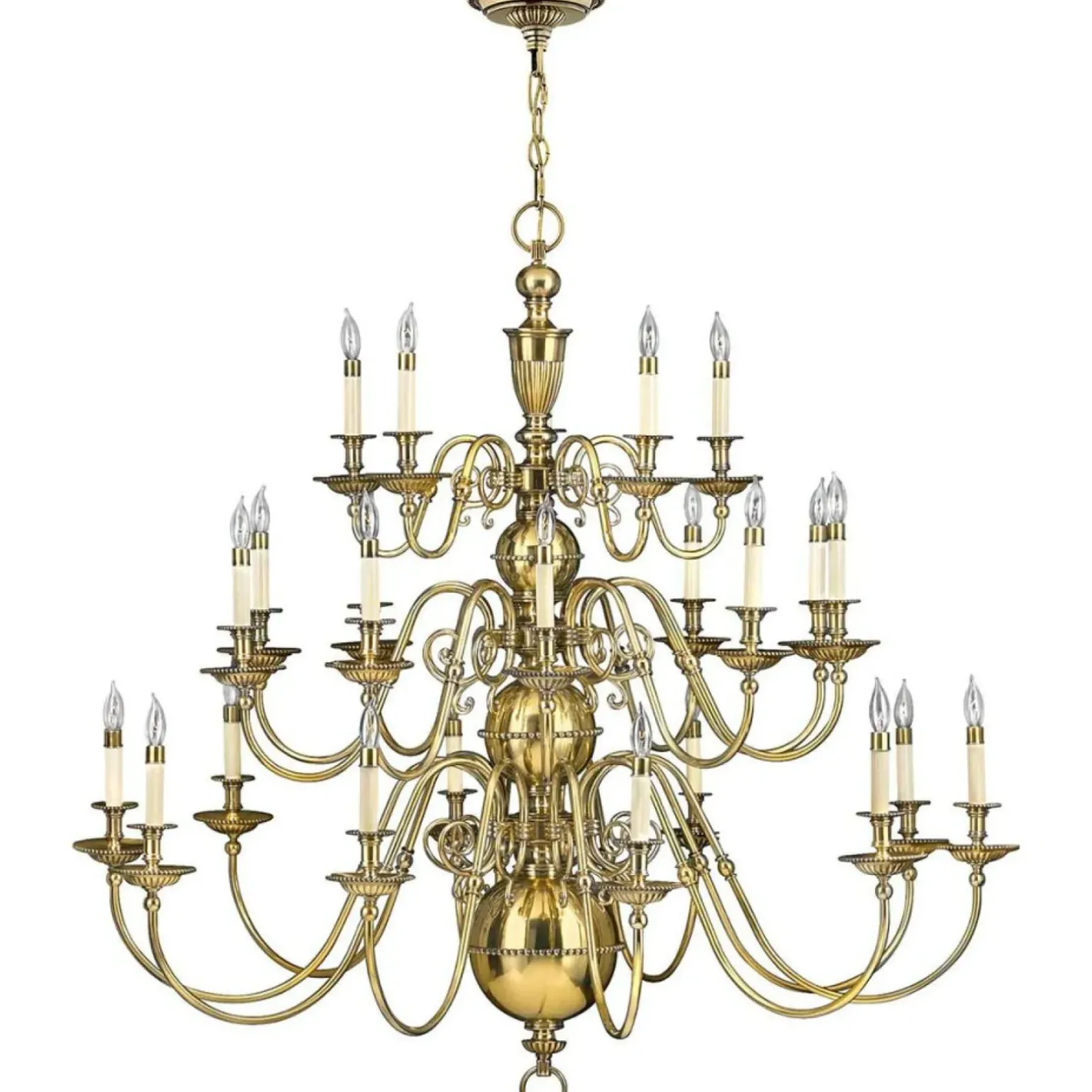 Sklep Kaja Efektowny żyrandol, złoty kolor HK-CAMBRIDGE25 z serii CAMBRIDGE