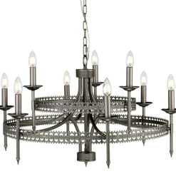 Sklep Kaja Ekstrawagancka lampa wisząca, rdzawe żelazo CROWN9 z serii CROWN