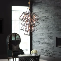 Cheap Ekstrawagancka lampa wisząca, brąz HK-FULTON-13P z serii FULTON Żyrandole Nowoczesne