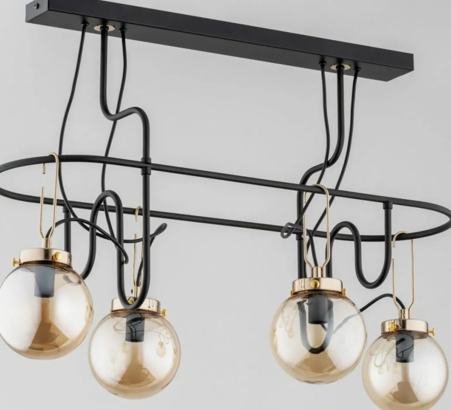 Best Ekstrawagancka, loftowa lampa sufitowa AL 63012 | Kaja Żyrandole Nowoczesne