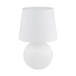Sklep Kaja Elegancka, biała lampka stołowa TK 16046 SANTANA WHITE | Kaja