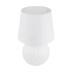 Sklep Kaja Elegancka, biała lampka stołowa TK 16046 SANTANA WHITE | Kaja