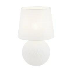Sklep Kaja Elegancka, biała lampka stołowa TK 16046 SANTANA WHITE | Kaja