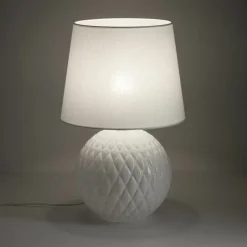 Sklep Kaja Elegancka, biała lampka stołowa TK 16046 SANTANA WHITE | Kaja