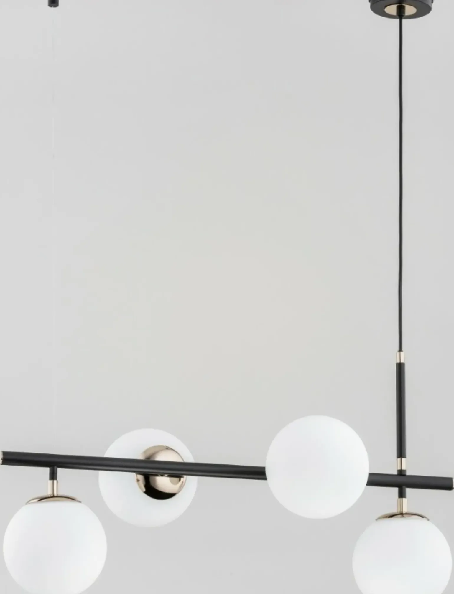 Cheap Elegancka, czarno-złota lampa wisząca, 4 żarówki AL 62203 | Kaja Żyrandole Nowoczesne