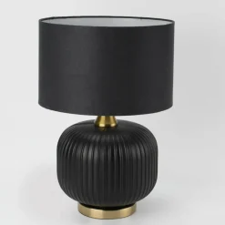 Sklep Kaja Elegancka, czarno-złota lampka stołowa LP-1515/1T SMALL z serii TAMIZA