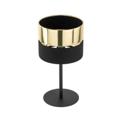 Sklep Kaja Elegancka, czarno-złota lampka nocna TK 16051 HILTON | Kaja