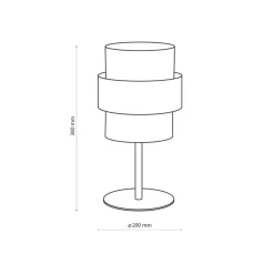 Sklep Kaja Elegancka, czarno-złota lampka nocna TK 4705 z serii CALISTO NEW
